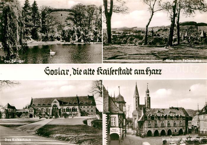 Goslar Kaiserhaus Marktplatz Rathaus Zwinger