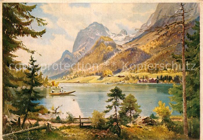Hintersee Berchtesgaden Kuenstlerkarte