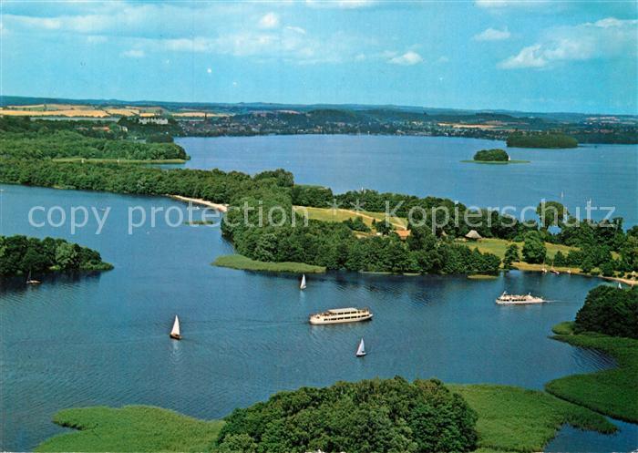 Ploen See Prinzeninsel Fliegeraufnahme