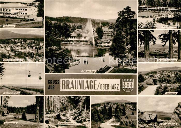 Braunlage Kurhaus Kurparksee Bodewasserfall Silberteich