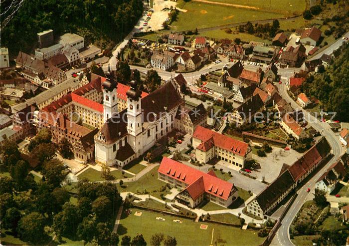 Zwiefalten Wuerttemberg Benediktinische Reichsabtei Fliegeraufnahme