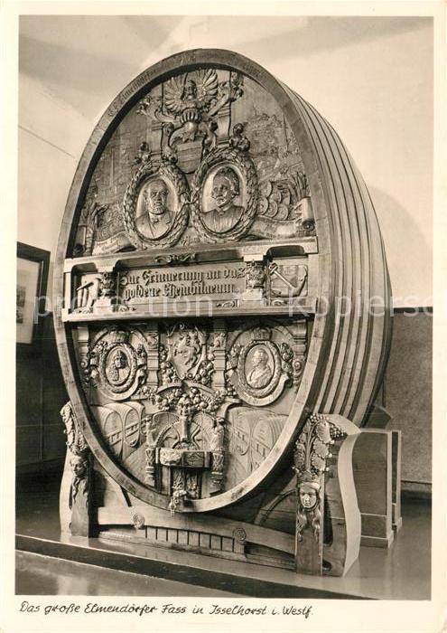 Isselhorst Lagerfass Kornbrennerei Friedrich Elmendorf