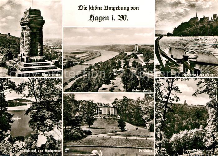 Hagen Westfalen Bismarckturm Parkhaus Hohensyburg Harkortsee
