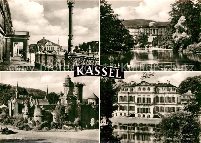 KAssEL  CITY Friedrichplatz Schloss Wilhelmshoehe Loewenburg
