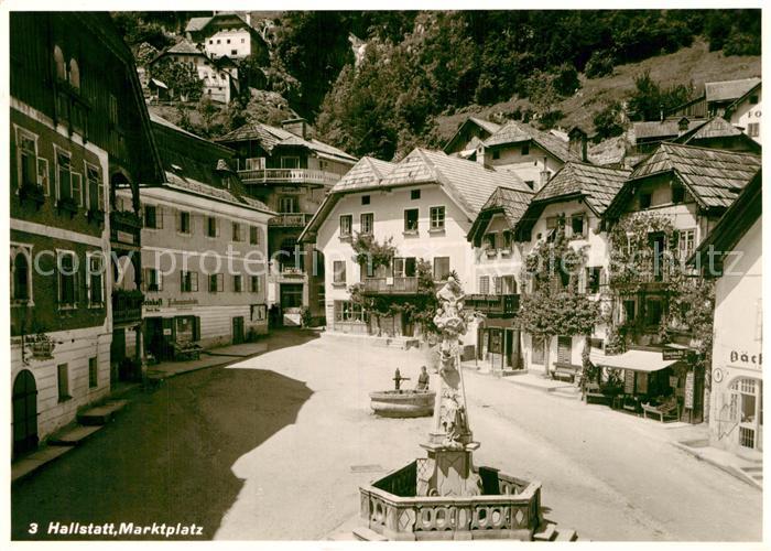 Hallstatt Austria Marktplatz