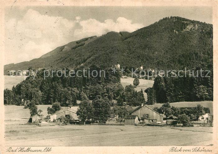 Bad Heilbrunn Blick von Schoenau