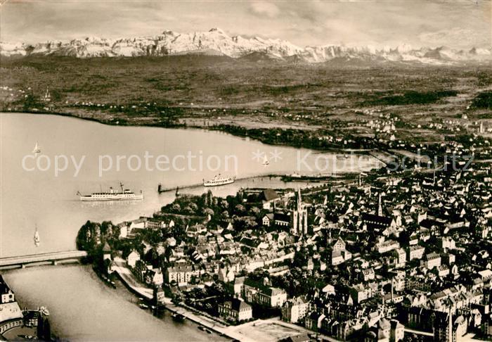 Konstanz Bodensee Fliegeraufnahme