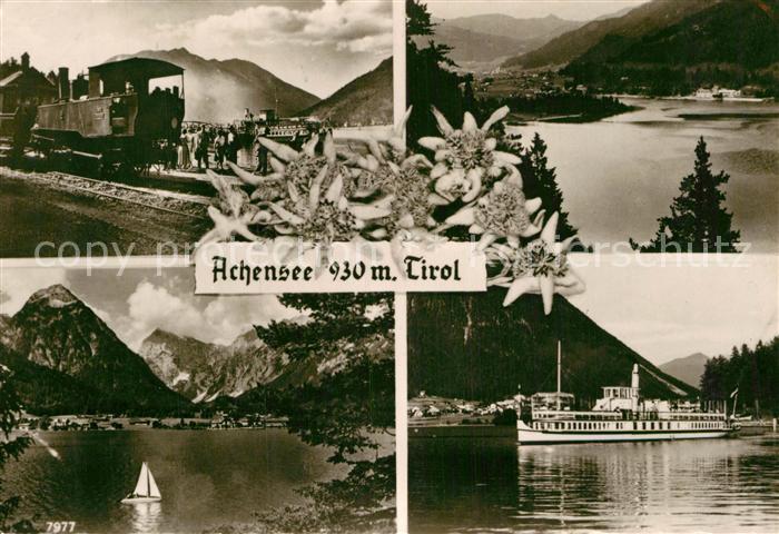 Achensee Motorschiff Zahnradbahn Edelweiss