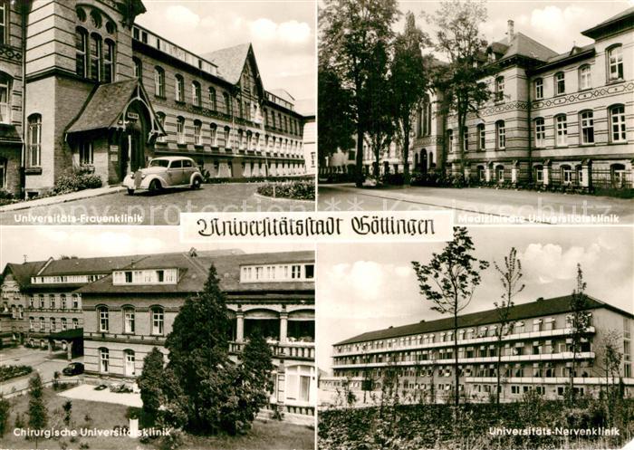 Goettingen Niedersachsen Frauenklinik Universitaetsklinik Nervenklinik