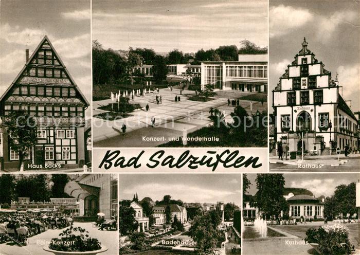 Bad Salzuflen Haus Back's Rathaus Kurhaus Badehaeuser