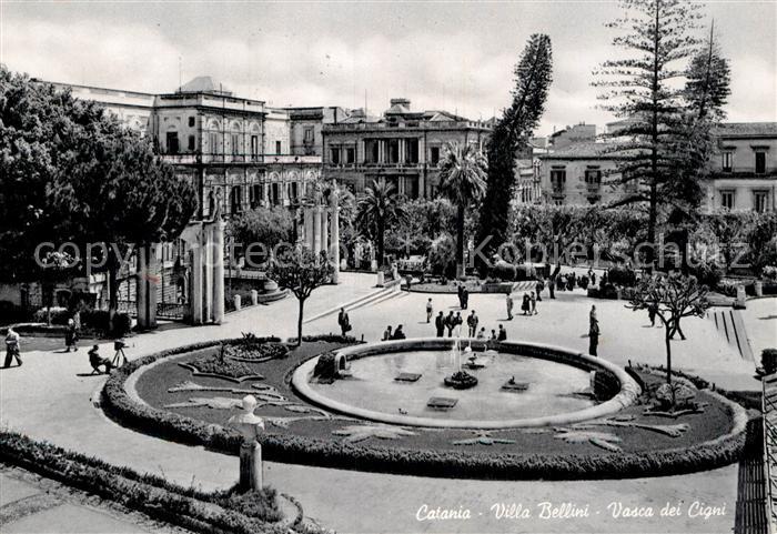 Catania Villa Bellini Vasca dei Cigni