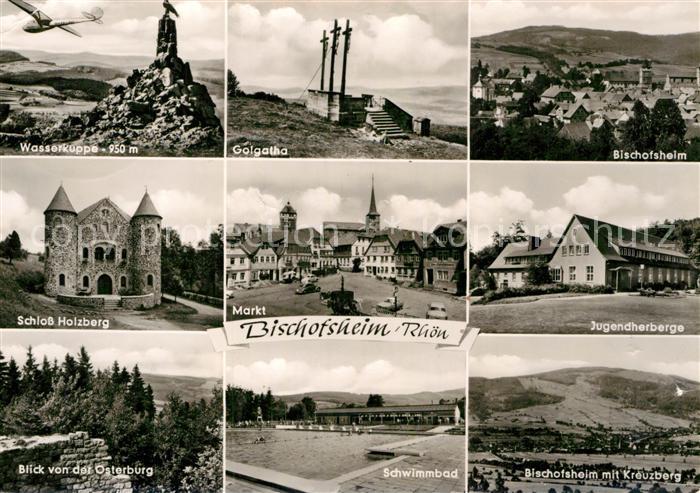 Bischofsheim Rhoen Wasserkuppe Schloss Holzberg Jugendherberge Schwimmbad