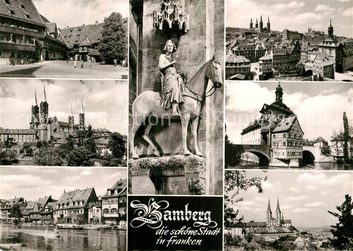Bamberg Dom Klein-Venedig Domreiter Altes Rathaus Michelsberg