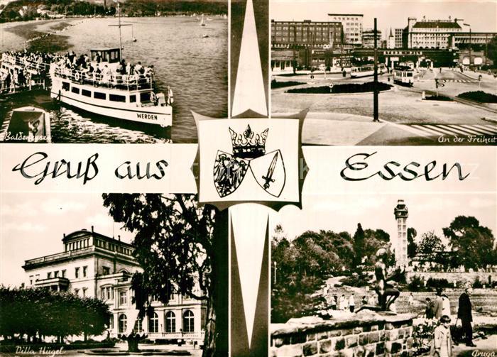 Essen Ruhr Baldeneysee Motorschiff Werden Villa Huegel Gruga