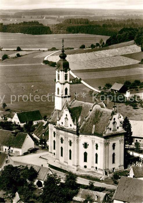 Steinhausen Bad Schussenried Dorfkirche Fliegeraufnahme