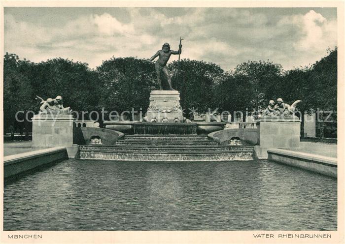 Muenchen Bayern Vater Rheinbrunnen NZ3