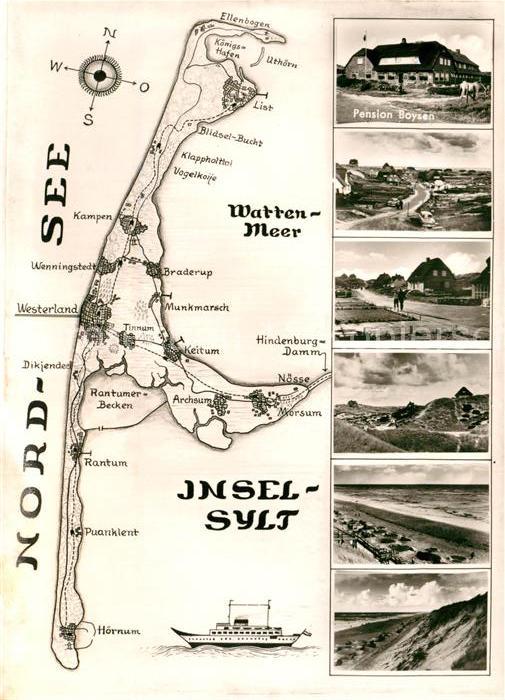 Insel Sylt Pension Boysen Morsum Braderup Kampen