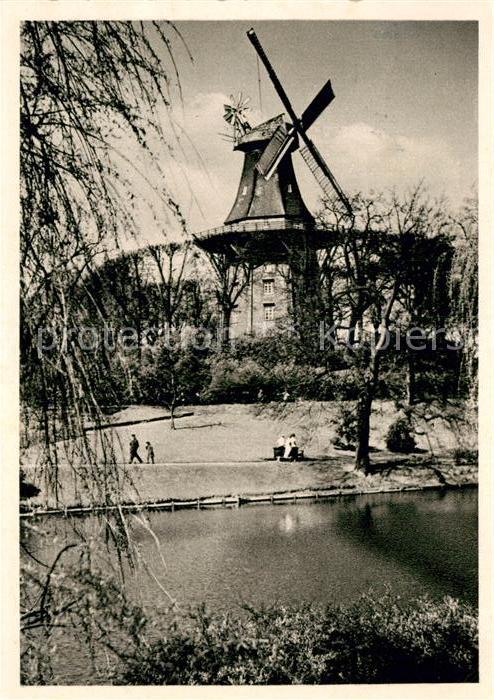 BREMEN  CITY Historische Muehle am Wall