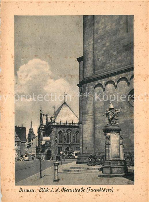 BREMEN  CITY Obernstrase Turmblaeser
