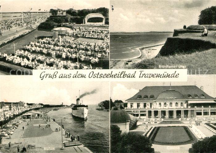 Travemuende Ostseebad Hafen Casino Brodtener Ufer