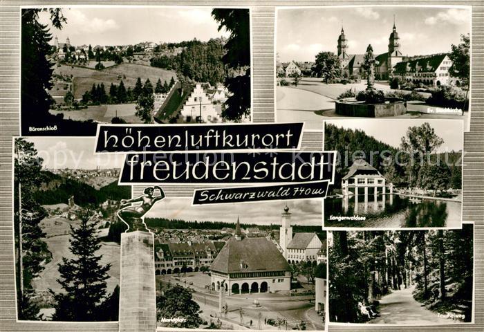FREUDENSTADT BW Baerenschloss Marktplatz Evangelische Stadtkirche