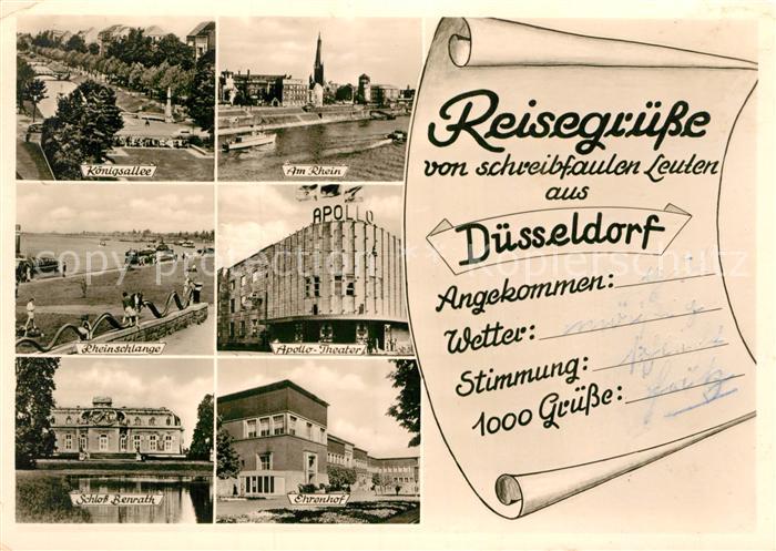 Duesseldorf Koenigsallee Apollo-Theater Ehrenhof Rheinschlange