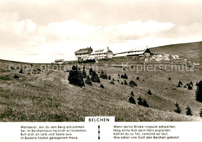 Belchen Baden Gedicht