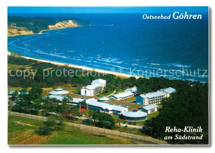 Goehren Ruegen Fliegeraufnahme Reha-Klinik Suedstrand