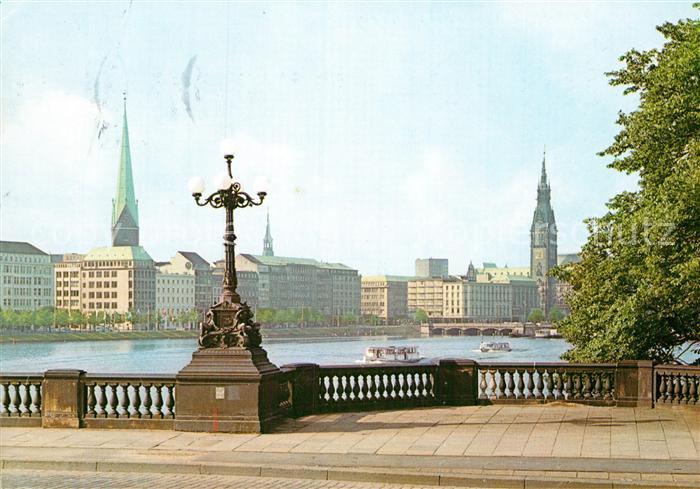 HAMBURG  CITY Blick von der Lombardsbruecke