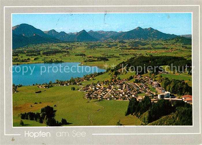 Hopfen See Kurzentrum Enzensberg Fliegeraufnahme