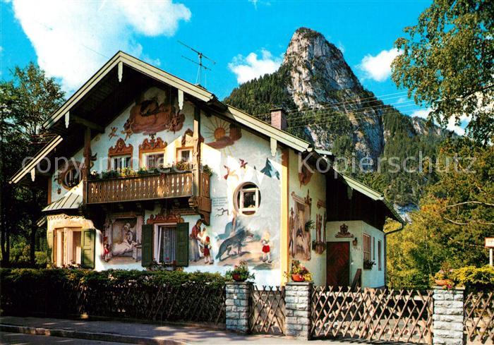 Oberammergau Lueftlmalerei Rotkaeppchenhaus Kofel