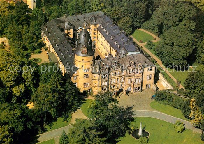 Detmold Fuerstliches Residenzschloss Fliegeraufnahme