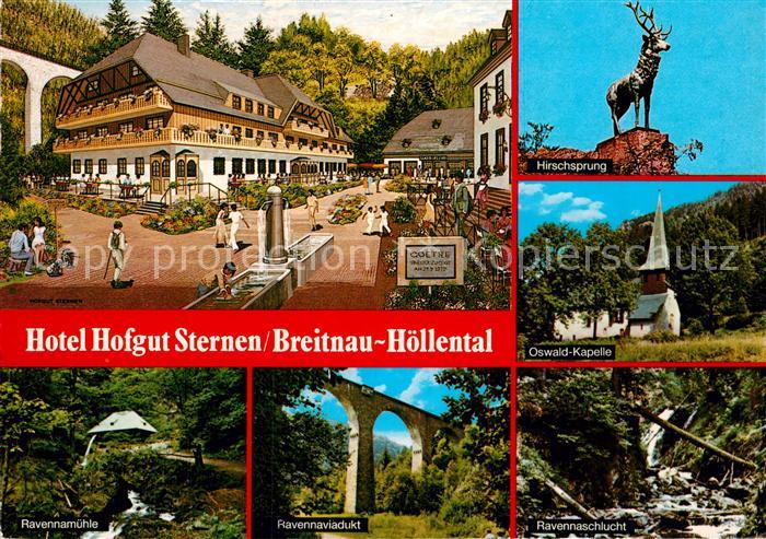 Hoellental Schwarzwald Hotel Hofgut Sternen Oswald-Kapelle Ravennaviadukt