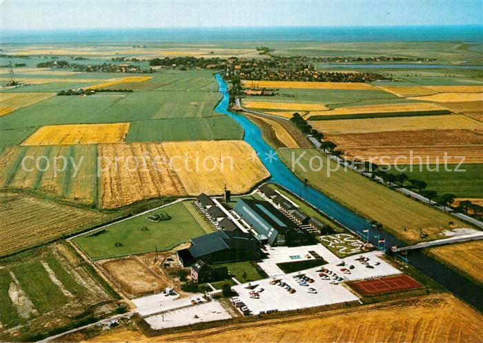 Eilsum Hotel-Restaurant Ferienhof am Siel Fliegeraufnahme