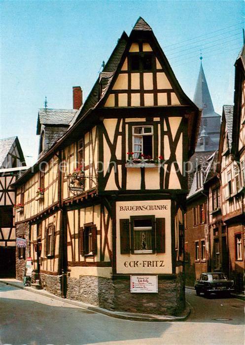 Braubach Rhein Bauernschaenke Eck-Fritz