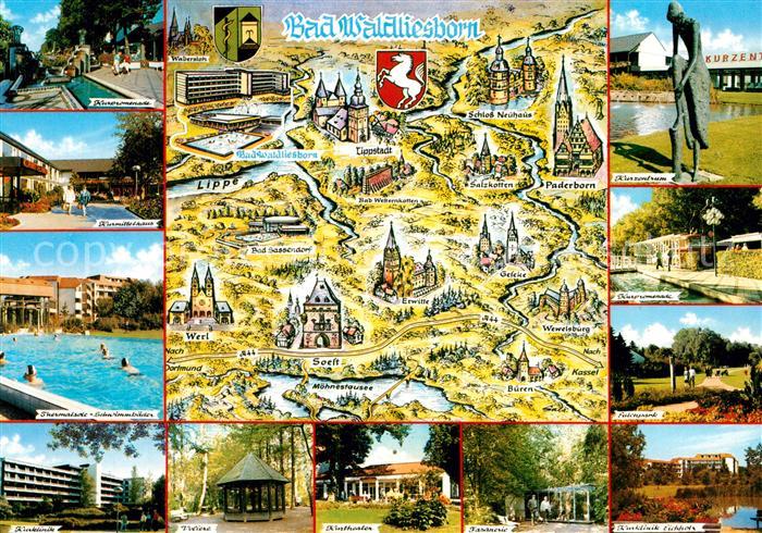 Bad Waldliesborn Kurmittelhaus Thermalsole-Schwimmbad Kurklinik Eicholz