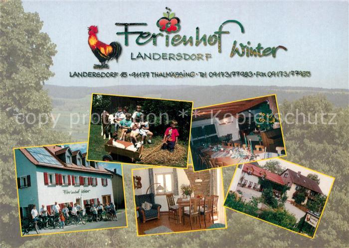 Thalmaessing Mittelfranken Ferienhof Winter