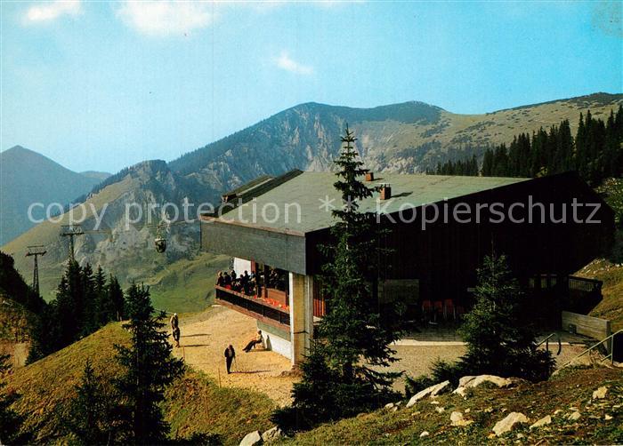 Spitzingsee Taubenstein-Bahn Bergstation Brecherspitze Wildes Fraeulein