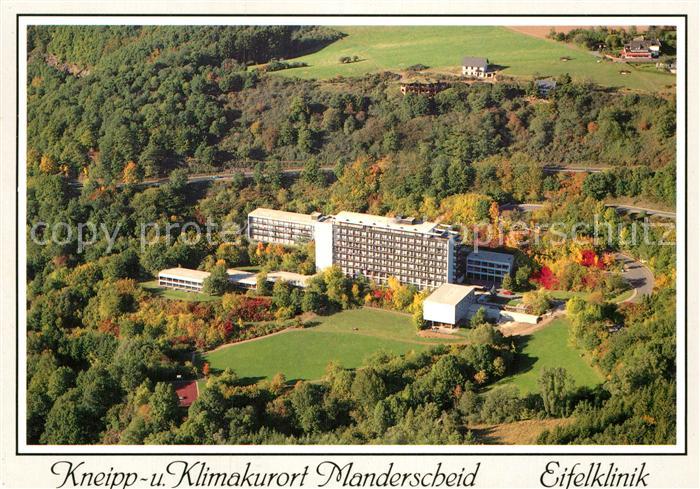 Manderscheid Eifel Eifelklinik Fliegeraufnahme