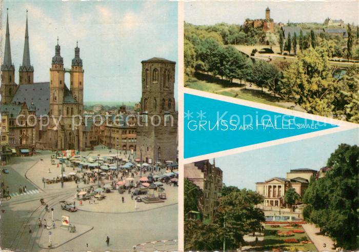 Halle Saale Markt Giebichenstein Theater des Friedens