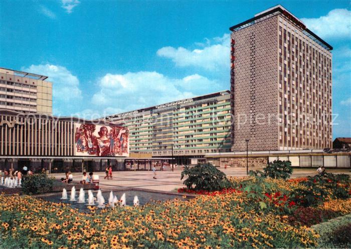 DRESDEN Elbe Prager Strasse Interhotel Newa
