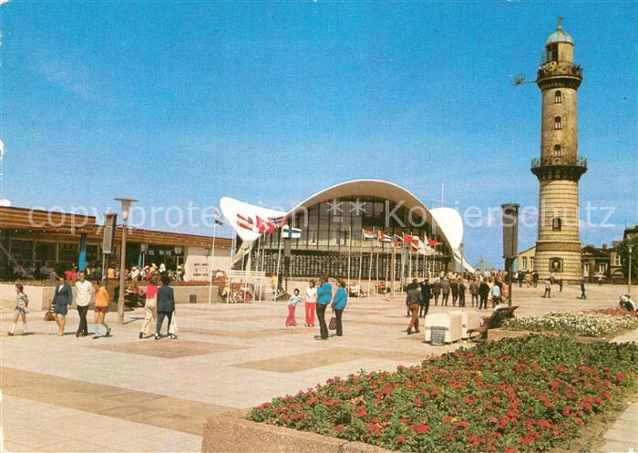 Rostock-Warnemuende Gaststaette Teepott Leuchtturm