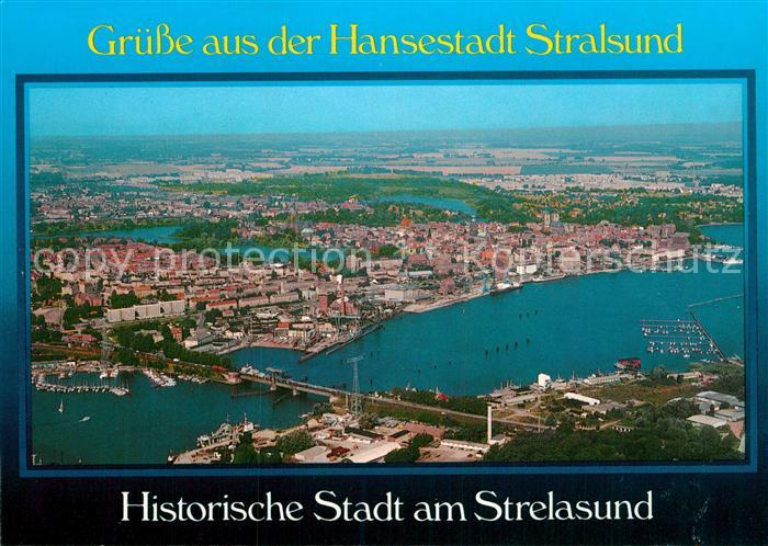 Stralsund Mecklenburg Vorpommern Fliegeraufnahme
