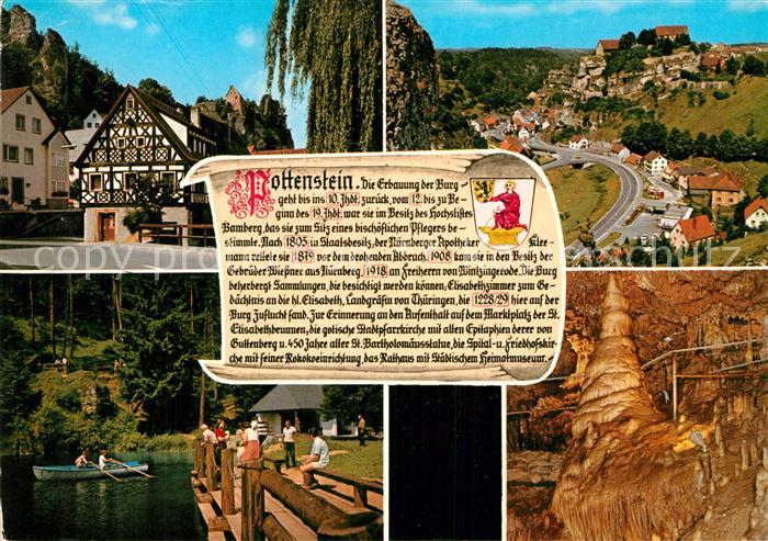 Pottenstein Oberfranken Hoehle Burg