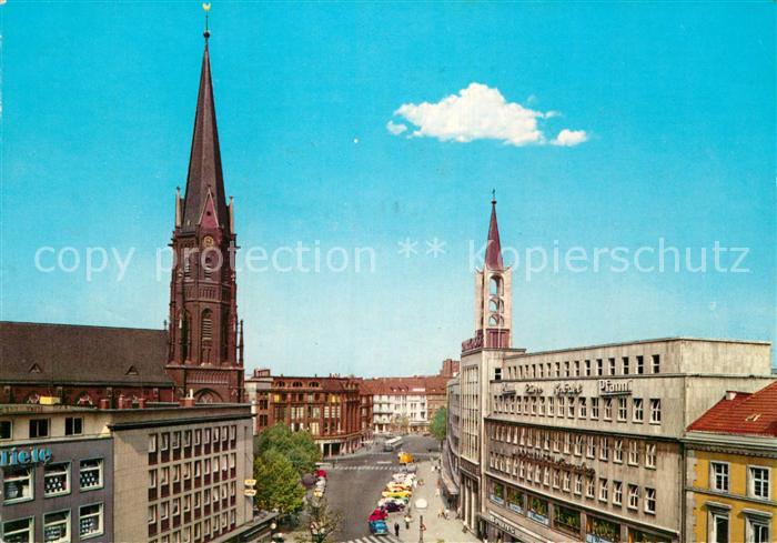 GELSENKIRCHEN NRW Probsteikirche und Altstadtkirche