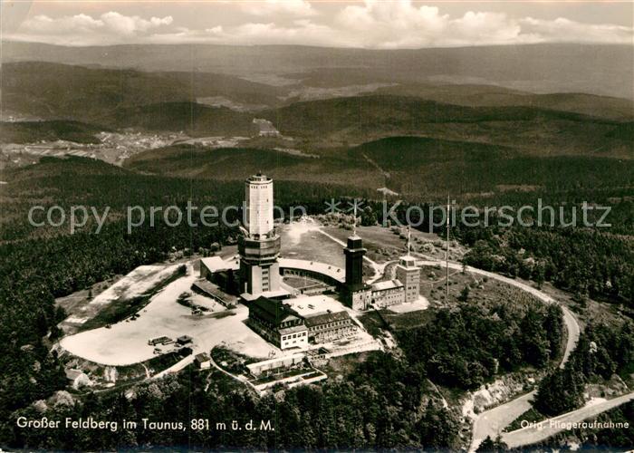 Feldberg Taunus Fliegeraufnahme mit Sendeanlagen