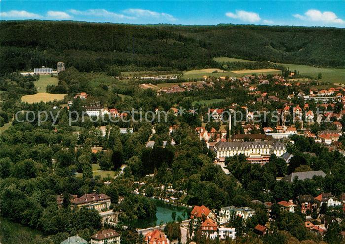 Bad Pyrmont Fliegeraufnahme Kurpark