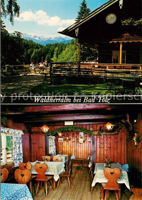 Bad Toelz Waldherralm mit Benediktinerwand