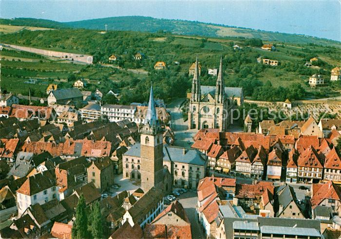 Obernai Bas Rhin Fliegeraufnahme