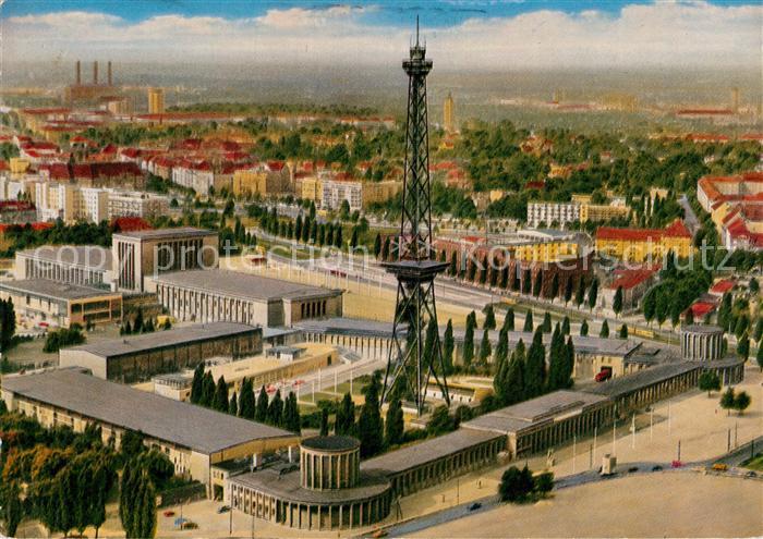BERLIN  CITY Fliegeraufnahme Messegelaende am Funkturm